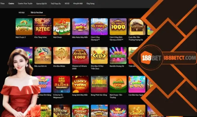 Sảnh Casino 188Bet có vô số trò hay cho phép anh em thỏa sức trải nghiệm